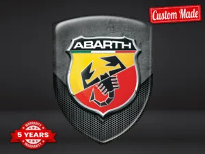 Fiat Abarth Adesivi Vetri Personalizzati Durevoli Limitati Premium
